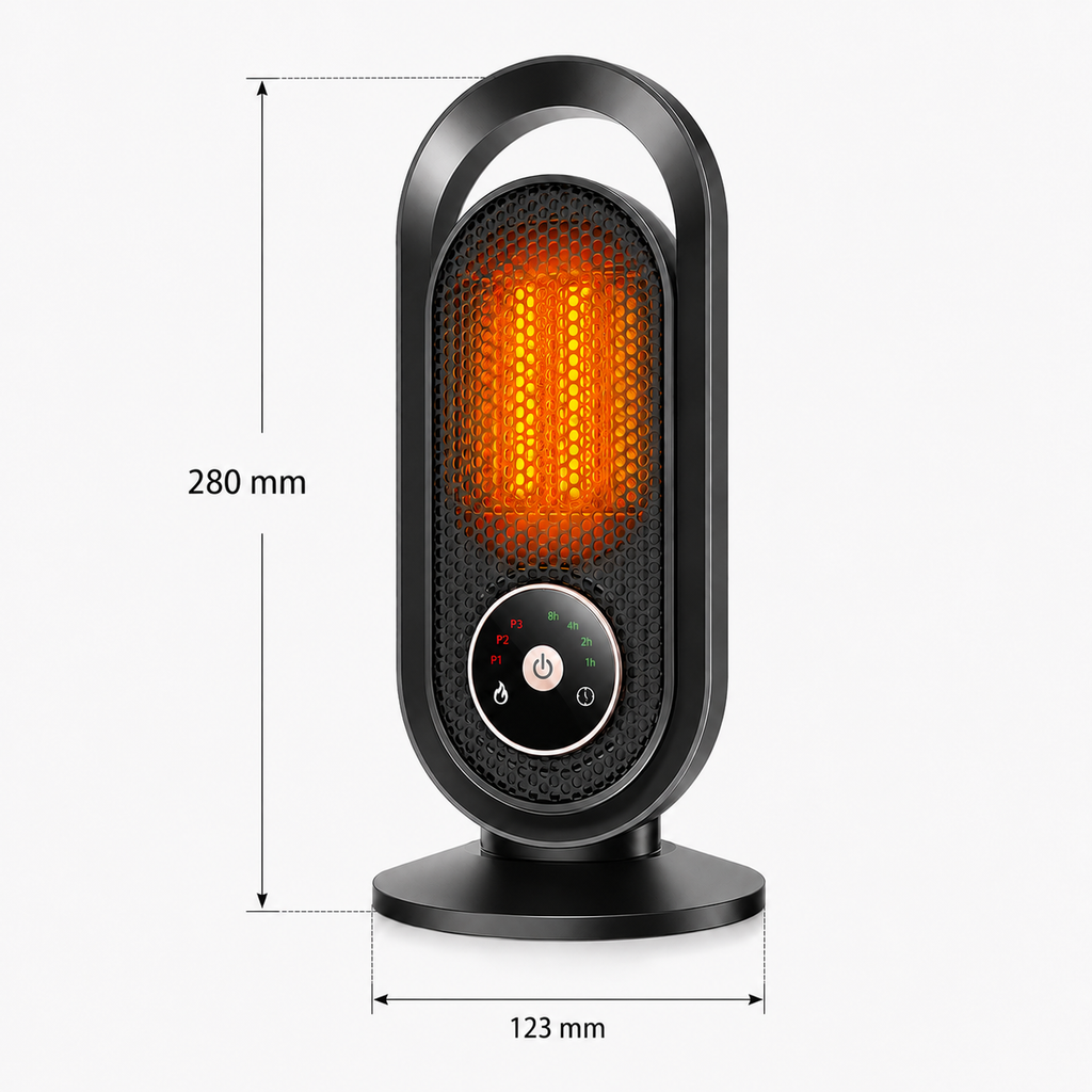 Mini Chauffage d'Appoint 1000W