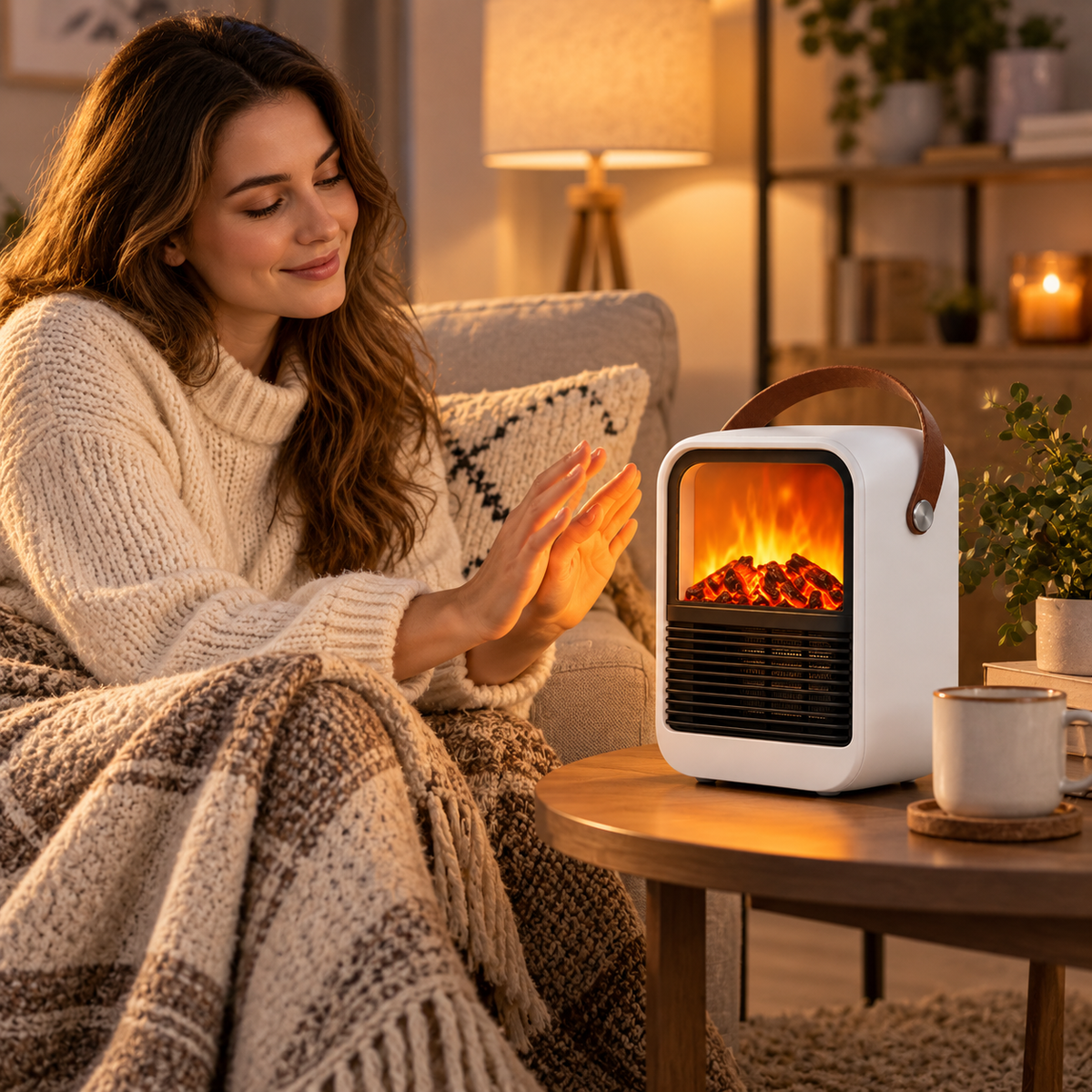 Chauffage d'Appoint Effet Flamme