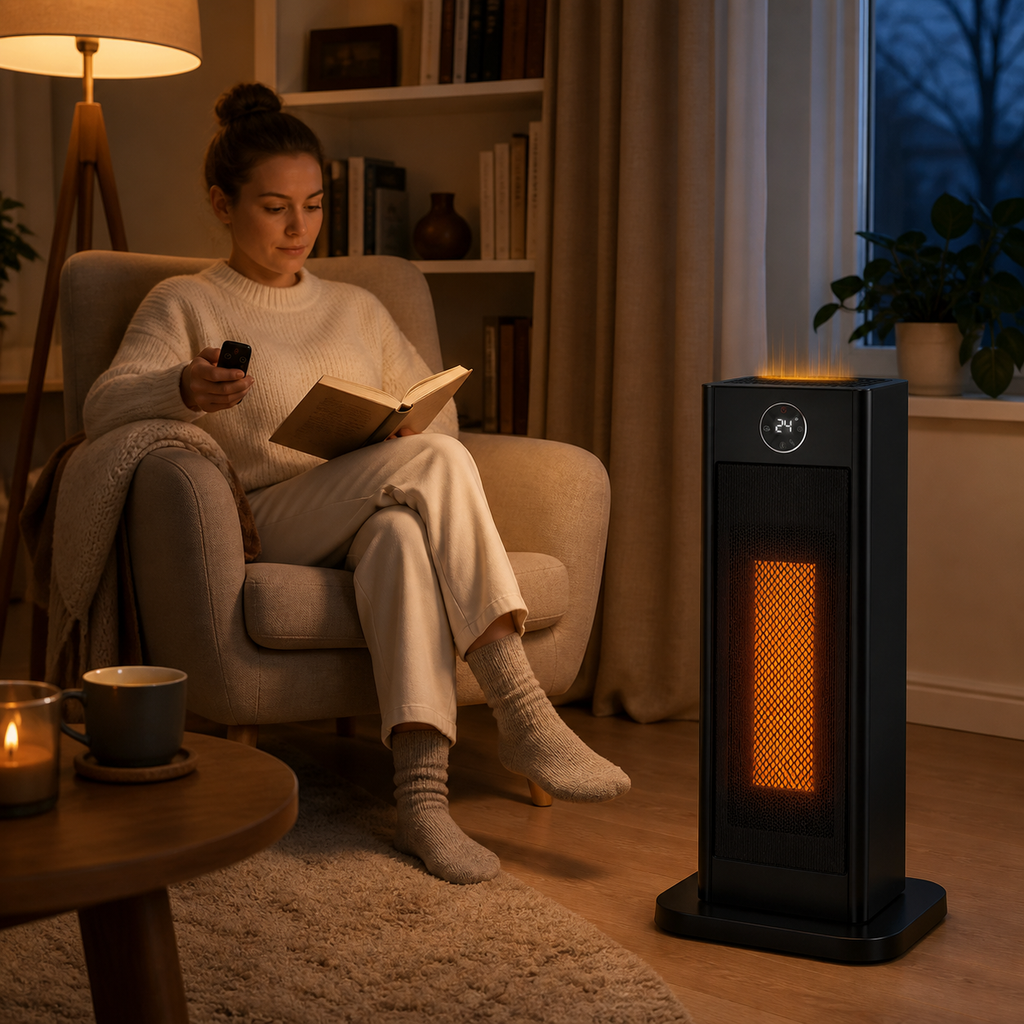 Chauffage d'Appoint avec Humidificateur Intégré