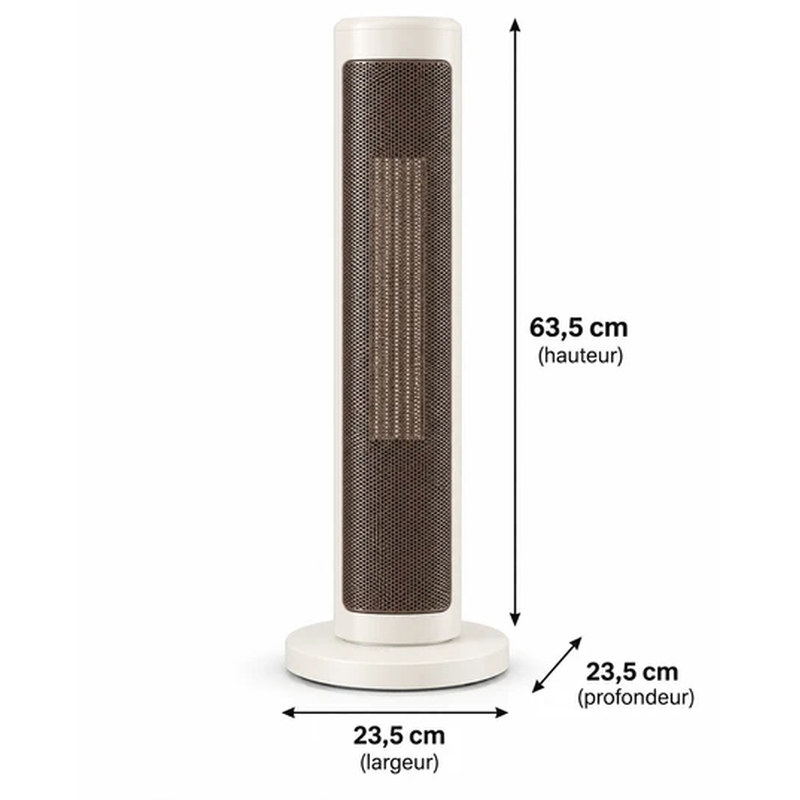 Chauffage d'Appoint Design 2000W
